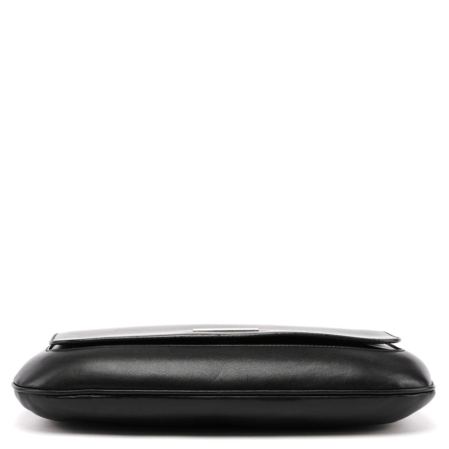 Black Calfskin Chain Bag