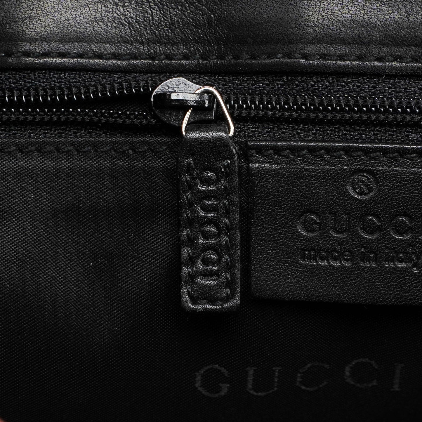Black Calfskin Chain Bag