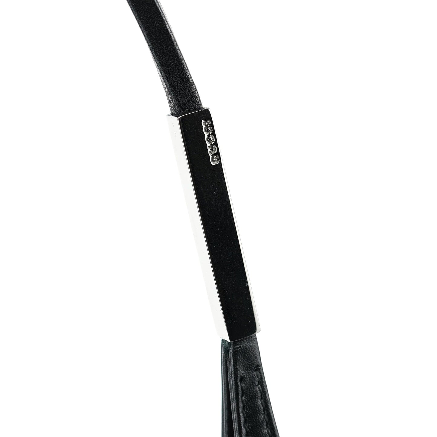 Black Calfskin Hobo Shoulder Bag