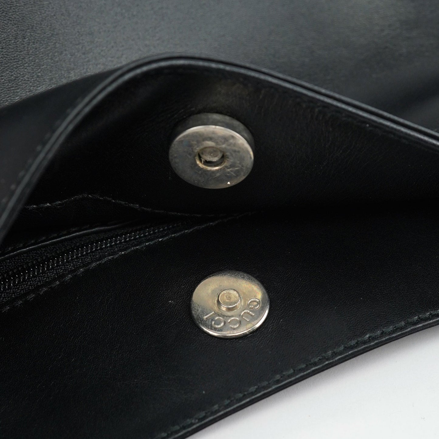 Black Calfskin Hobo Shoulder Bag