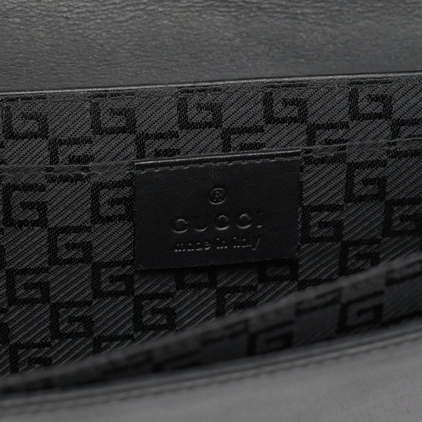 Black Calfskin Hobo Shoulder Bag