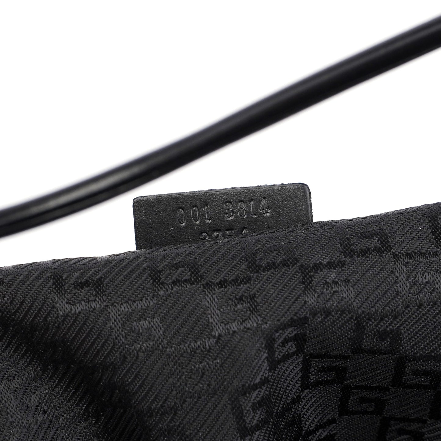 Black Calfskin Hobo Shoulder Bag