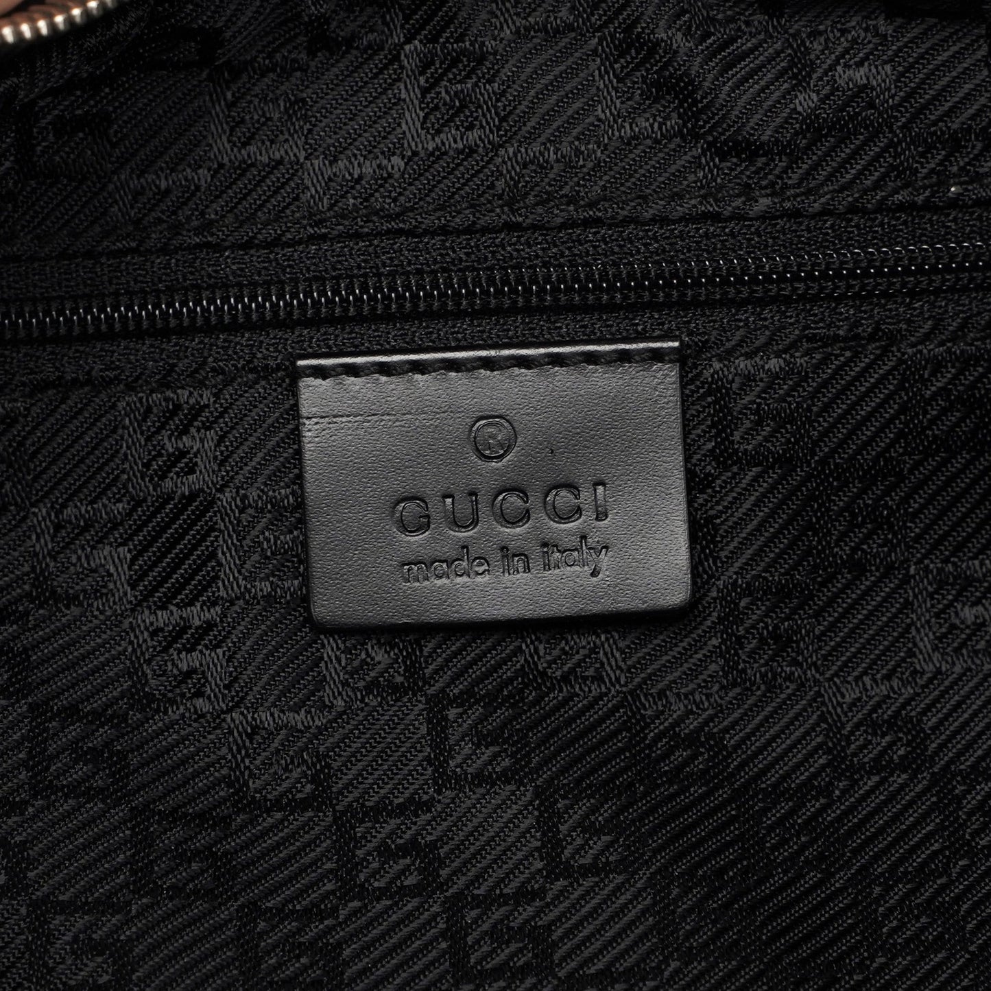 Black Calfskin Hobo Shoulder Bag