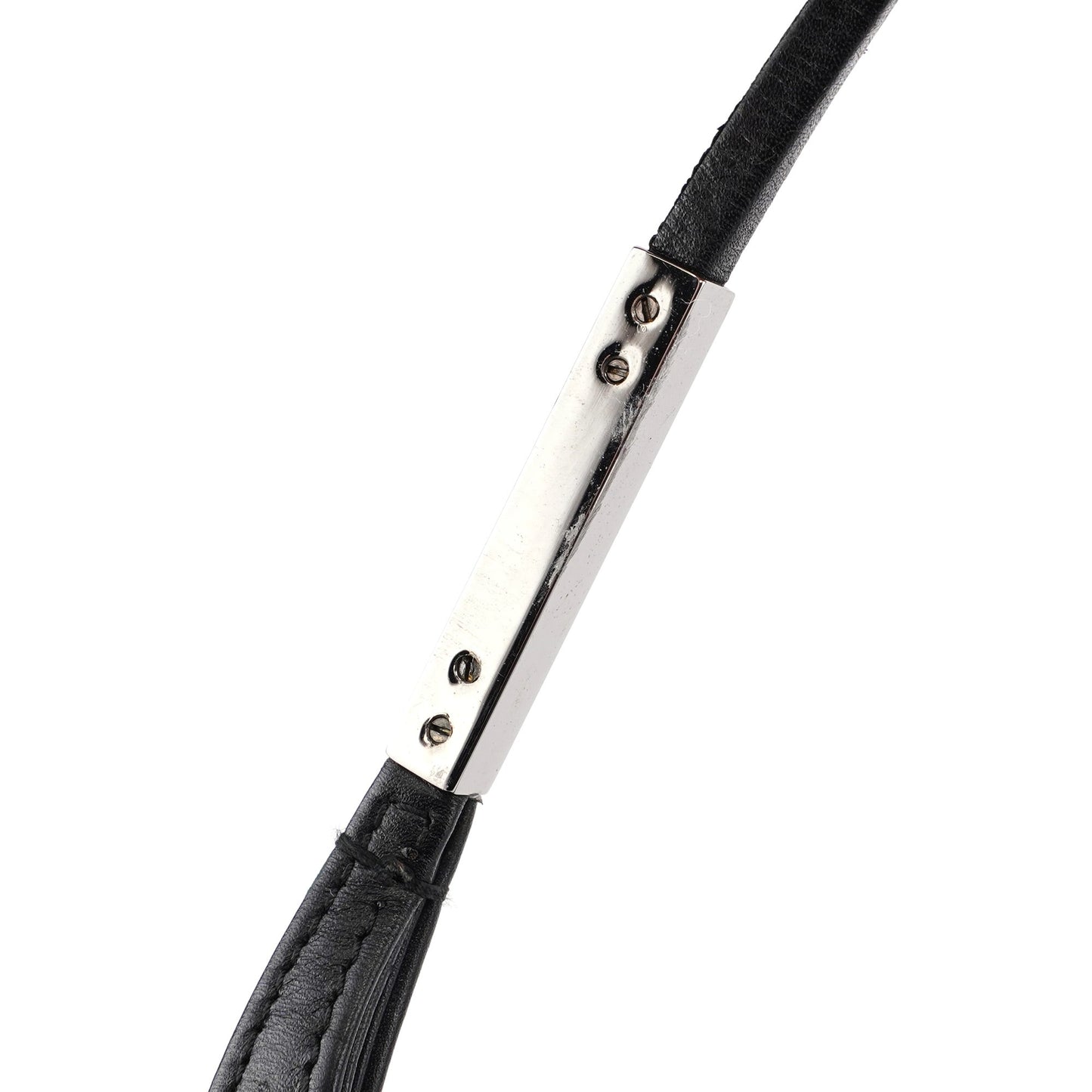 Black Calfskin Hobo Shoulder Bag