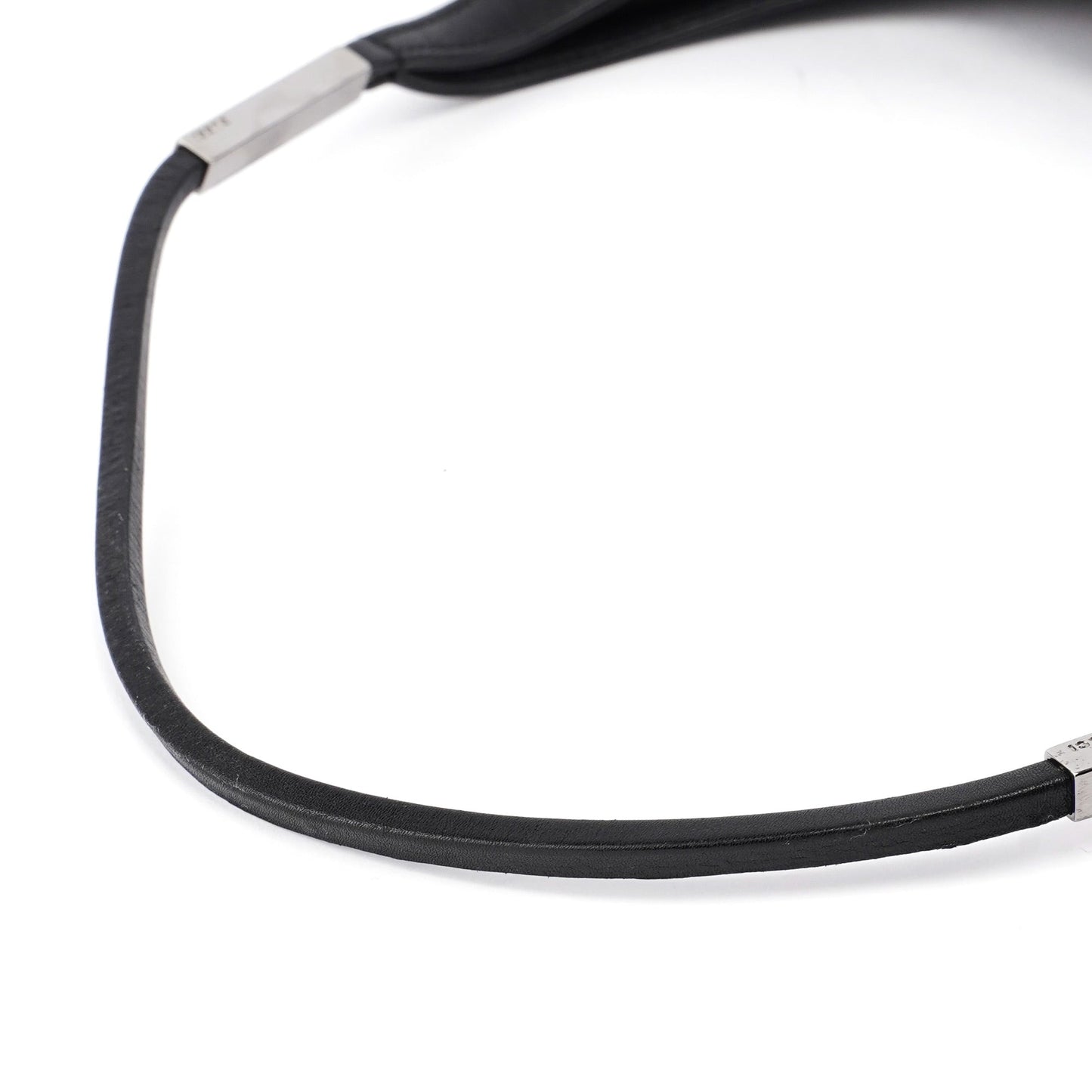 Black Calfskin Hobo Shoulder Bag