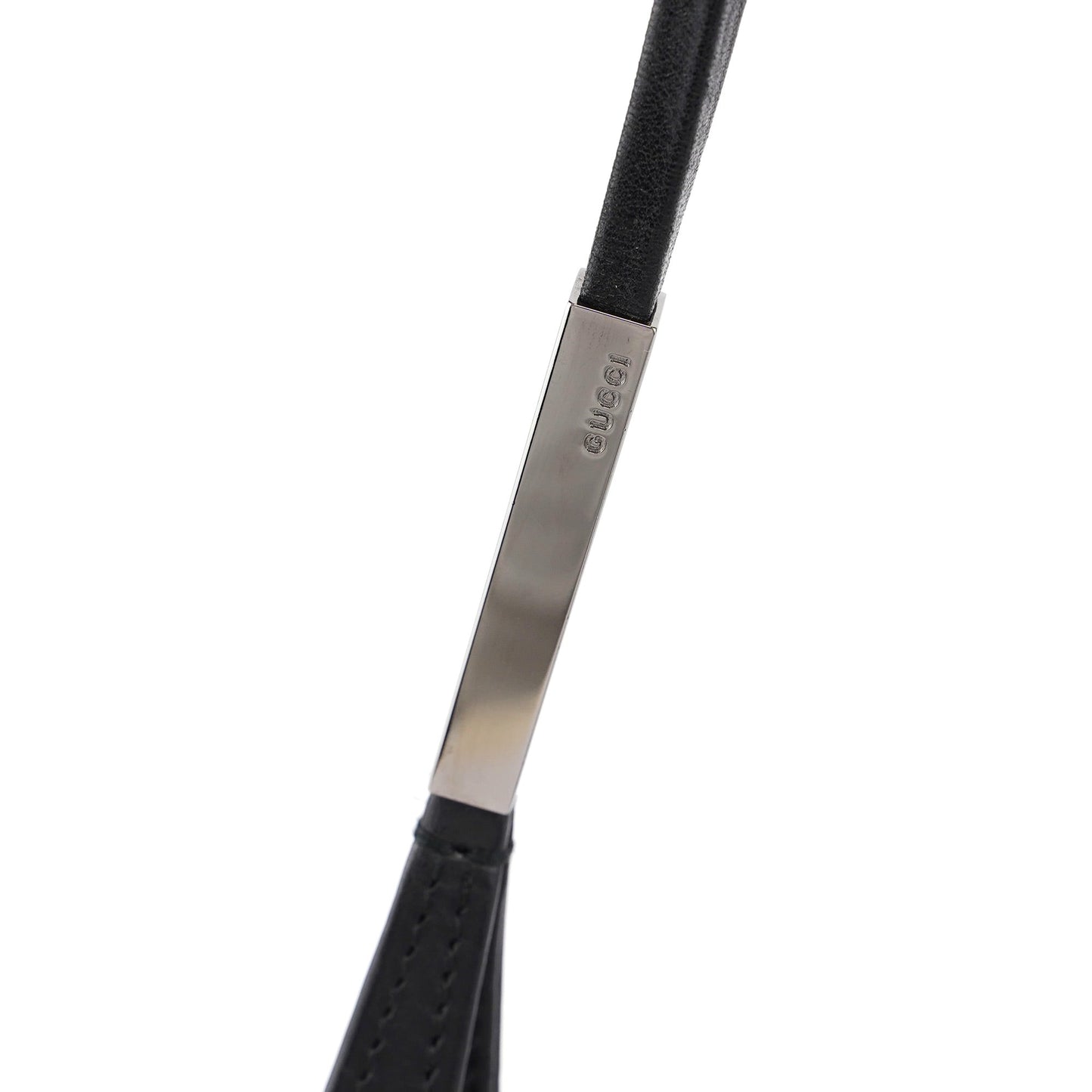 Black Calfskin Hobo Shoulder Bag