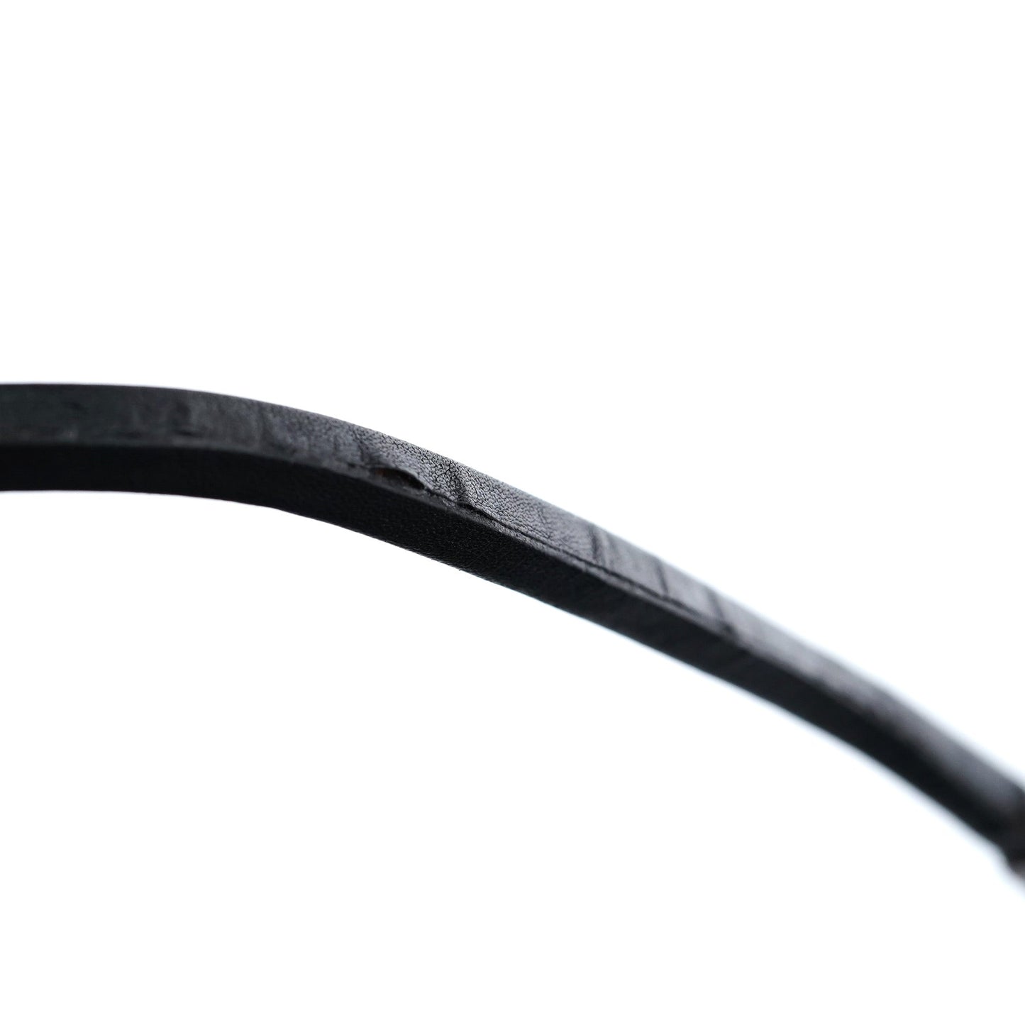 Black Calfskin Hobo Shoulder Bag