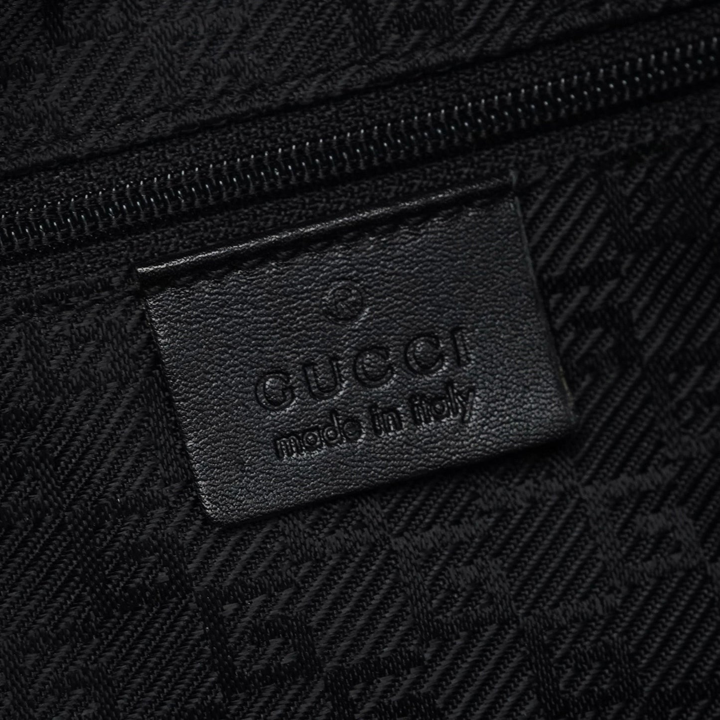 Black Calfskin Hobo Shoulder Bag