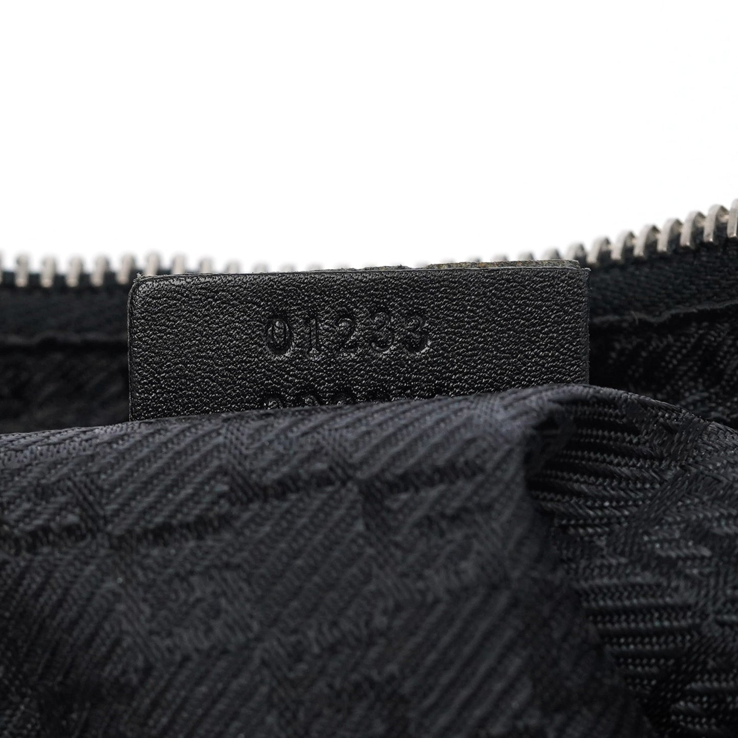 Black Calfskin Hobo Shoulder Bag