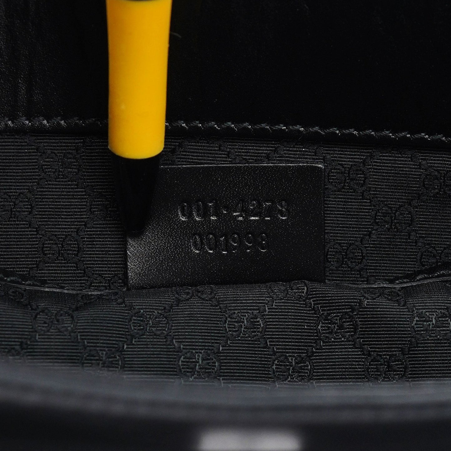 Black Calfskin Hobo Shoulder Bag