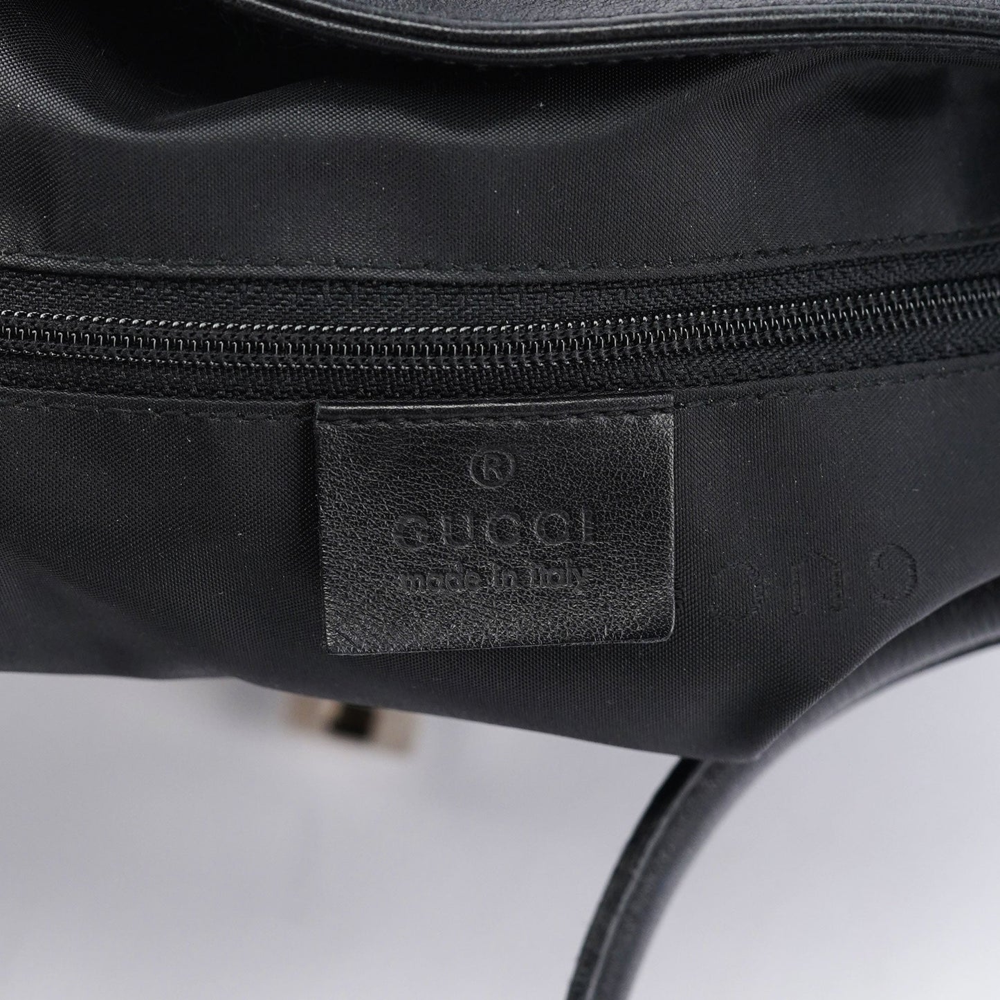 Black Calfskin Jackie Shoulder Bag