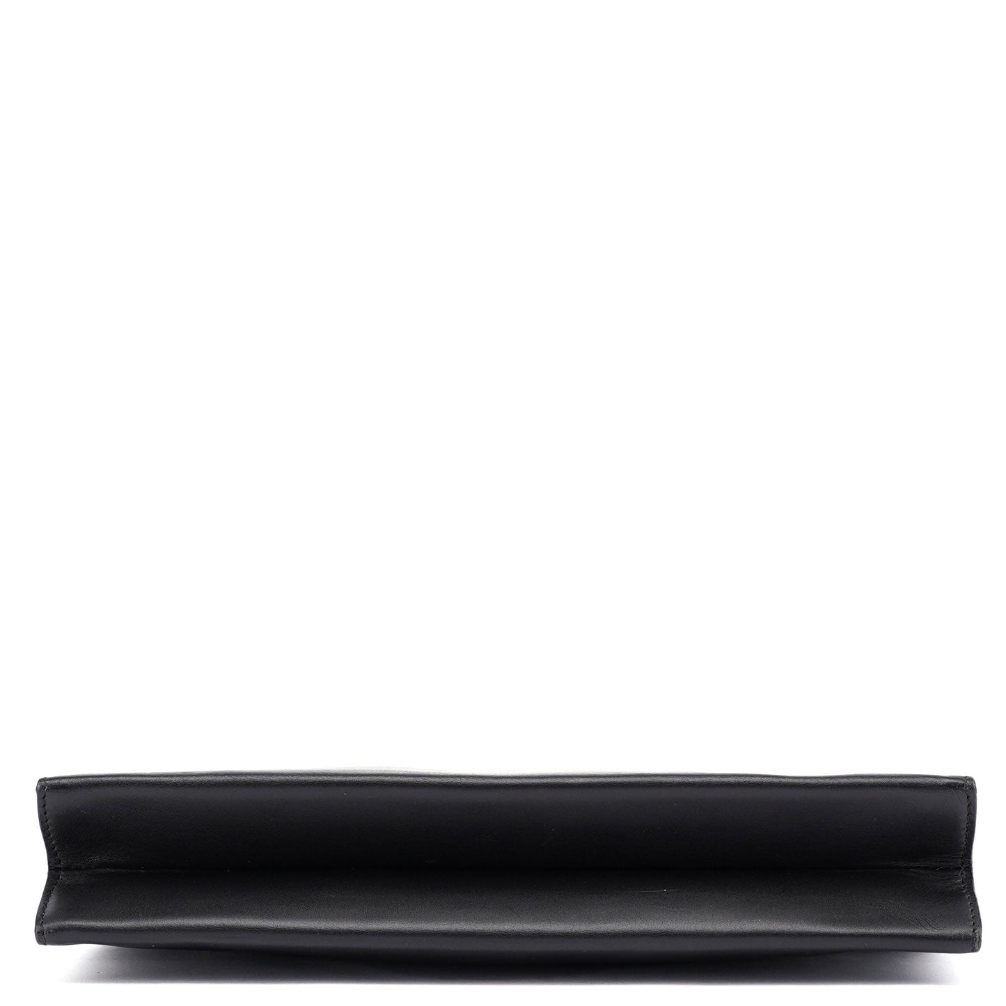 Black Calfskin Shoulder Bag