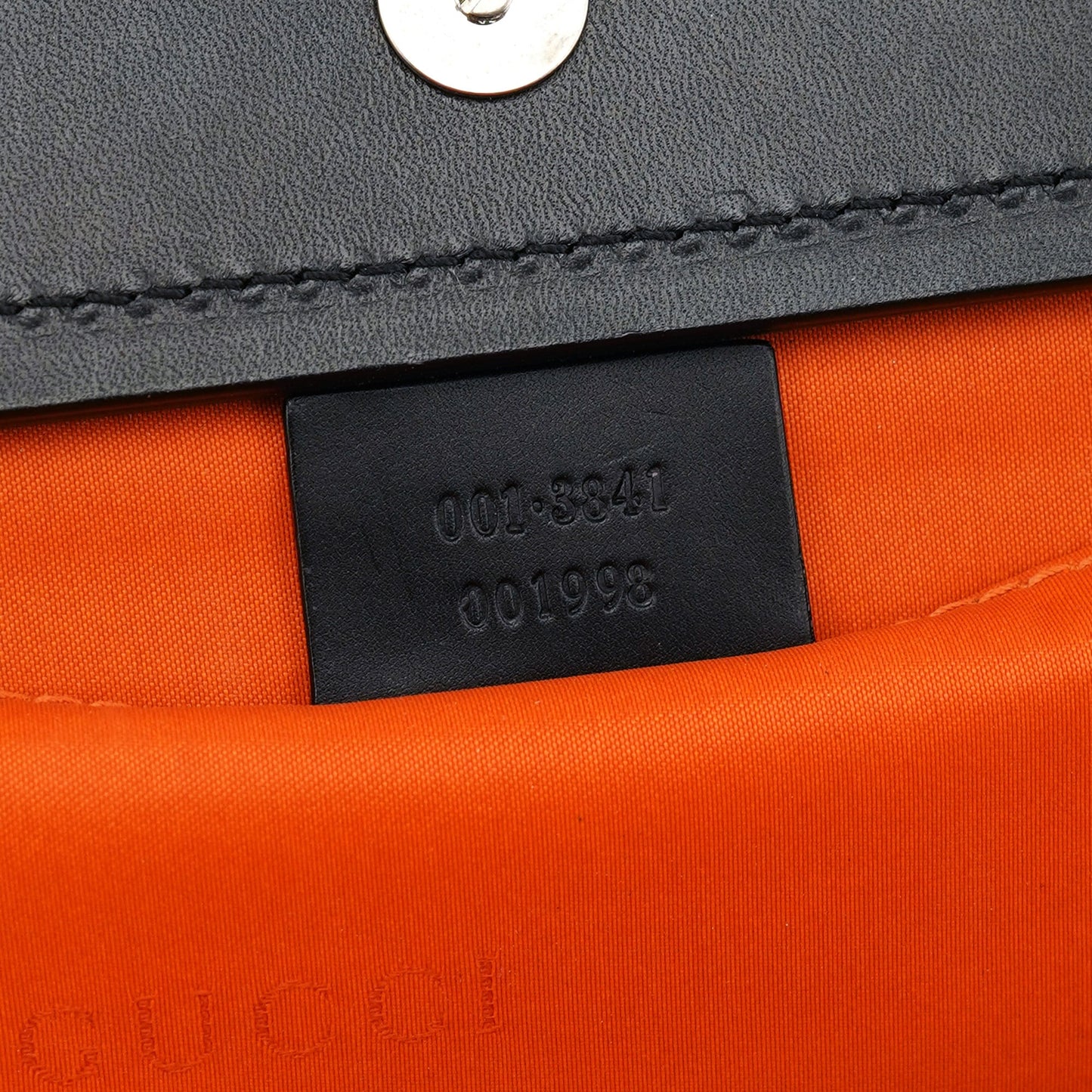 Black Calfskin Shoulder Bag