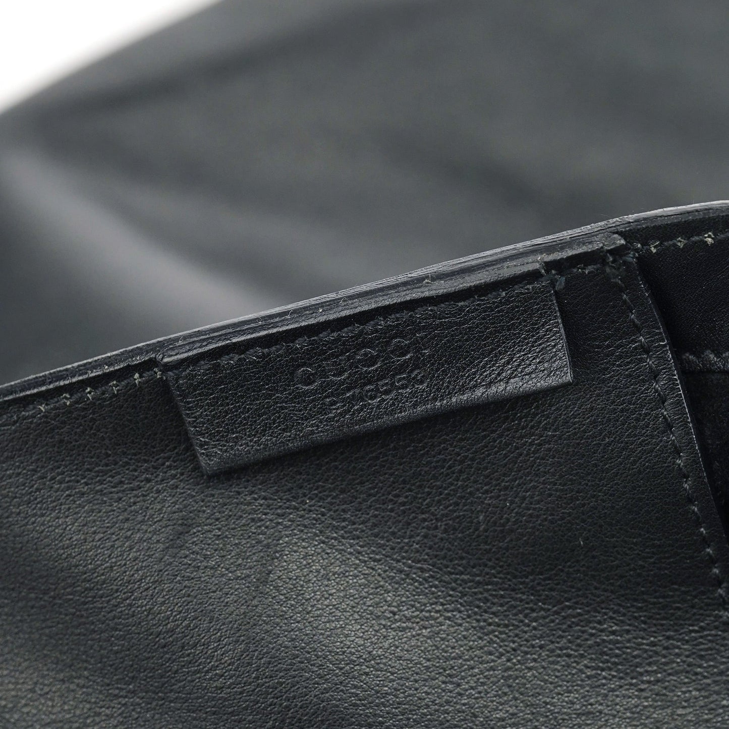 Black Calfskin Shoulder Bag