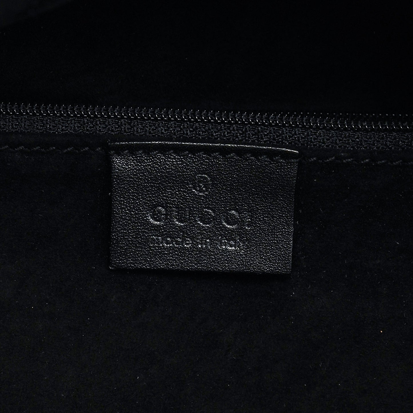 Black Calfskin Shoulder Bag