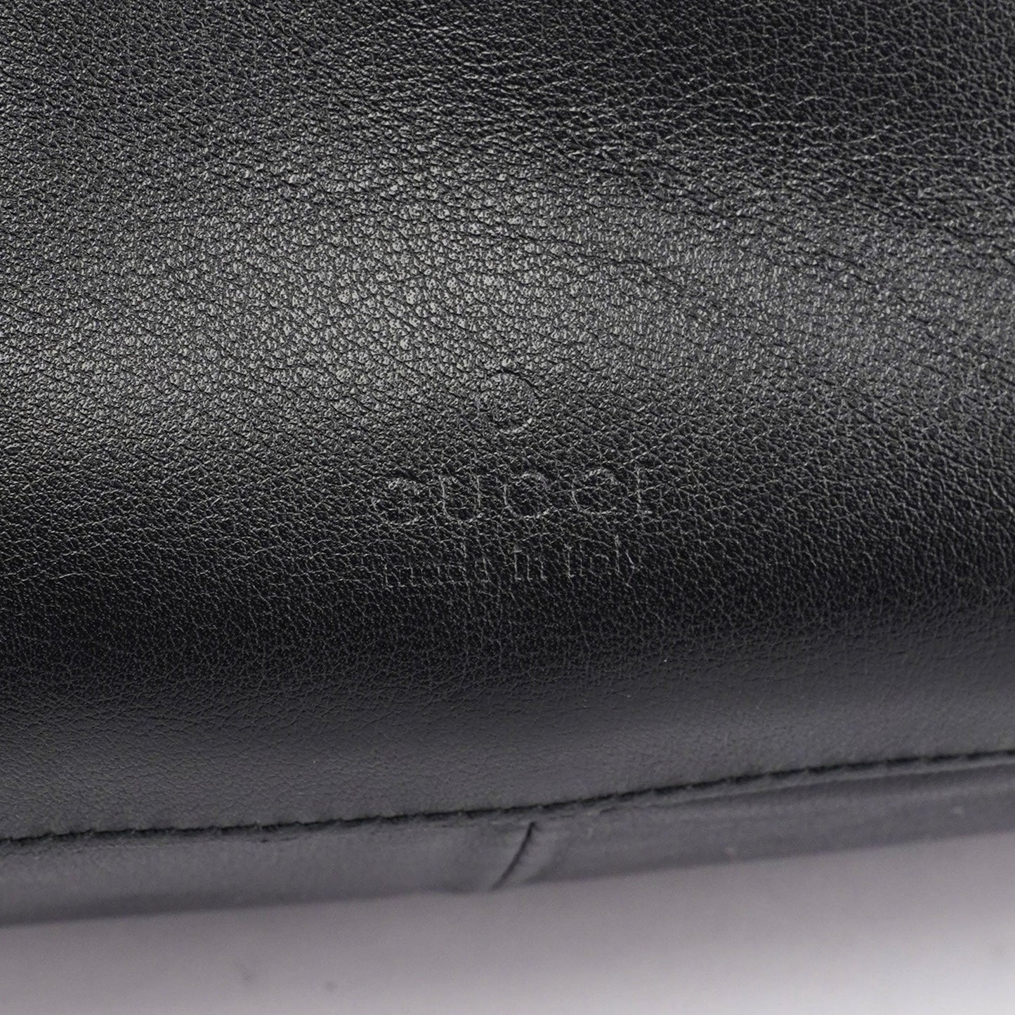 Black Calfskin Shoulder Bag