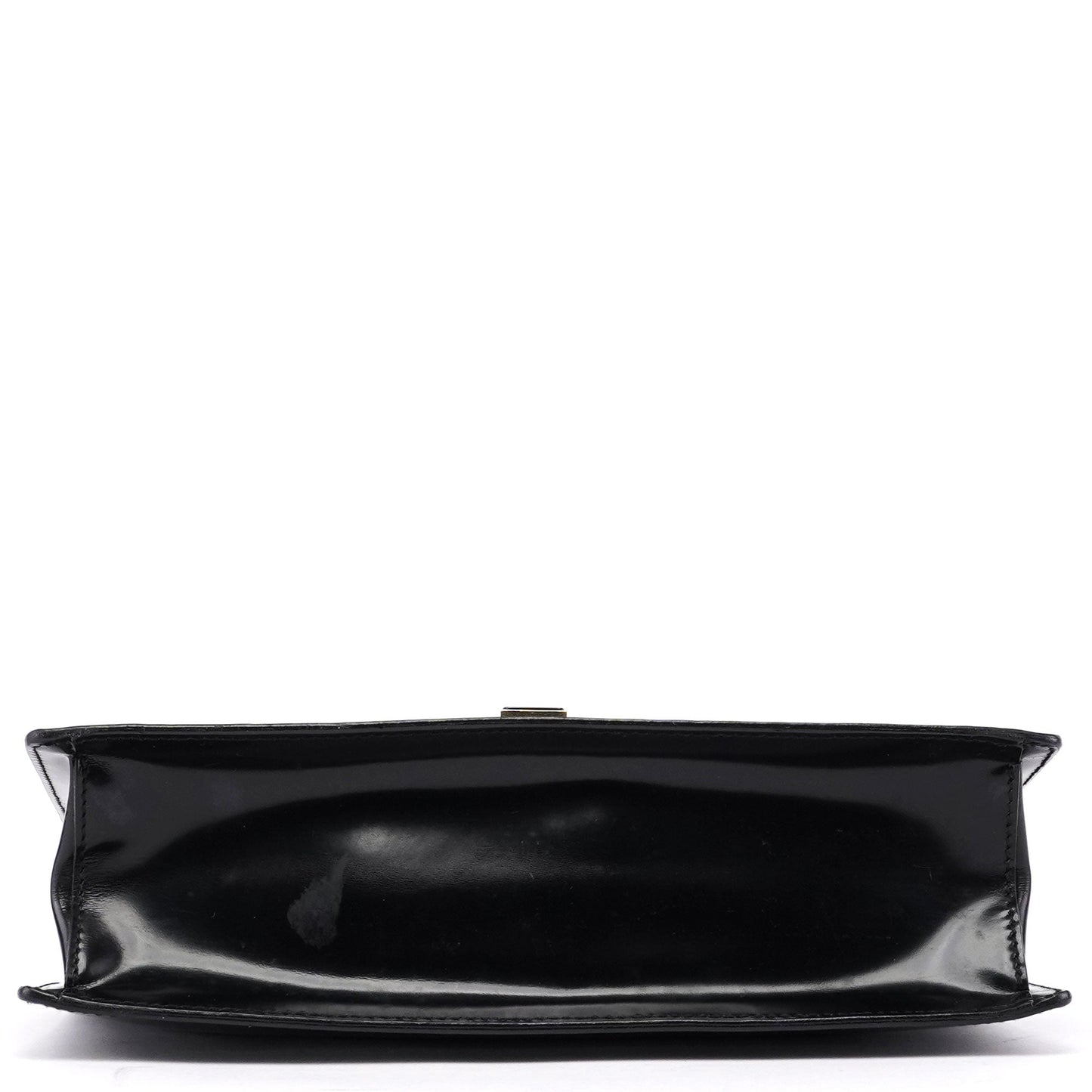 Black Calfskin Shoulder Bag