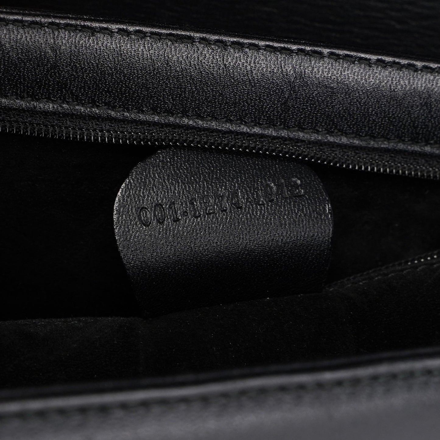 Black Calfskin Square G Shoulder Bag