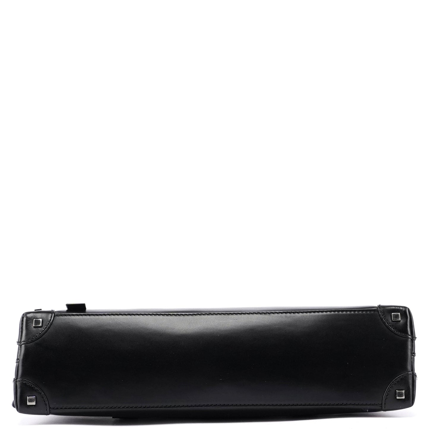 Black Calfskin Stud Tote Bag