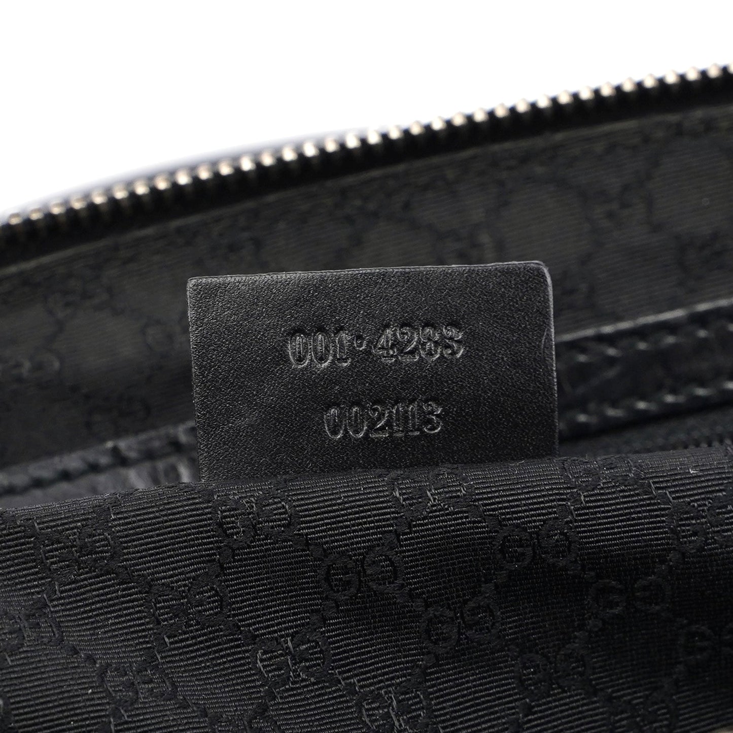 Black Calfskin Stud Tote Bag