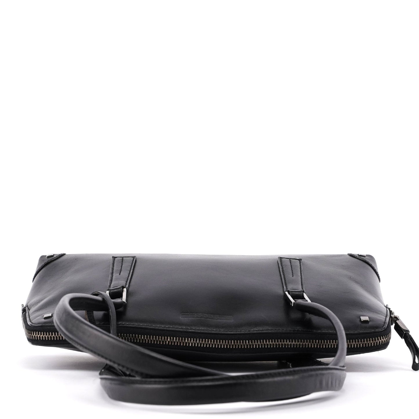 Black Calfskin Studs Tote