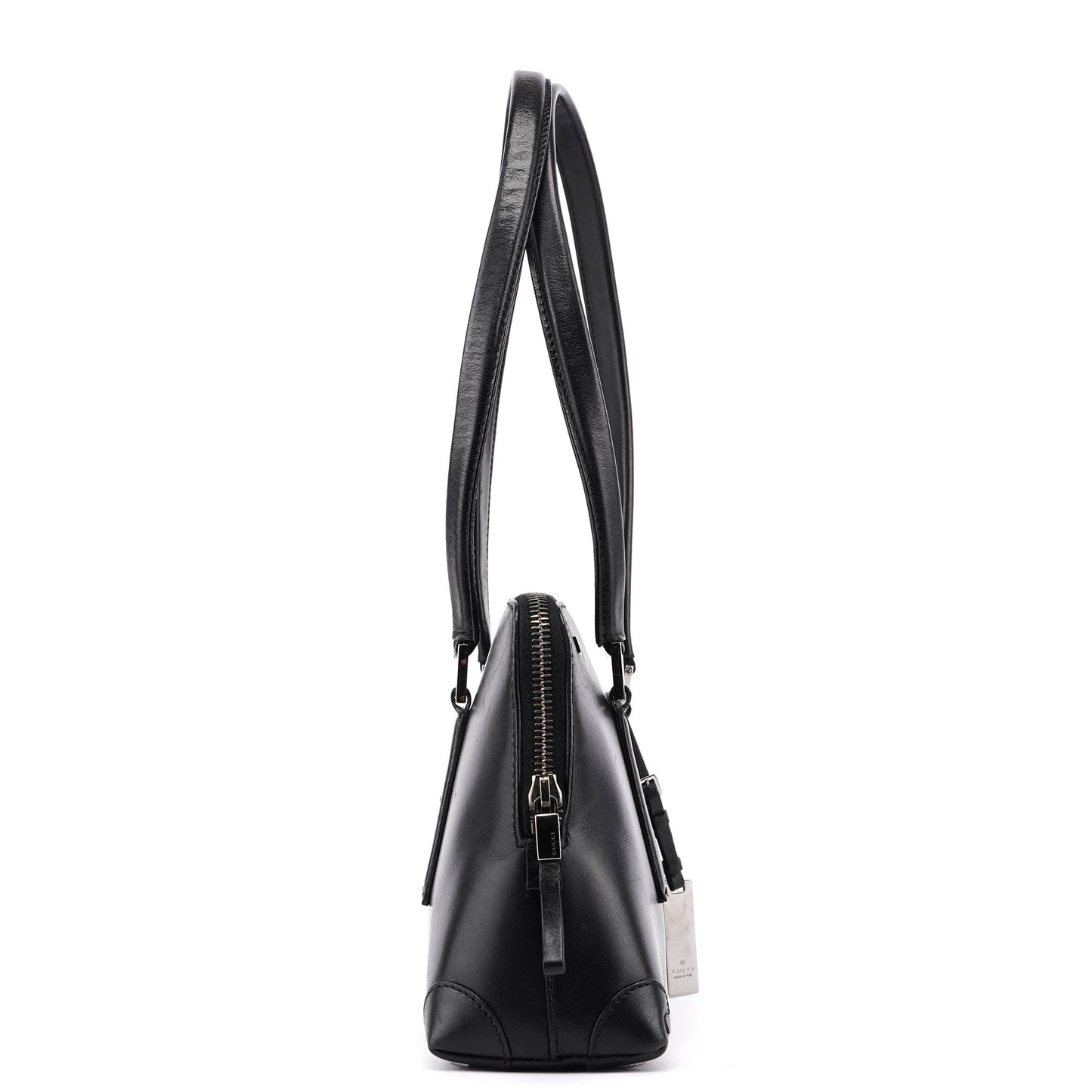 Black Calfskin Studs Tote