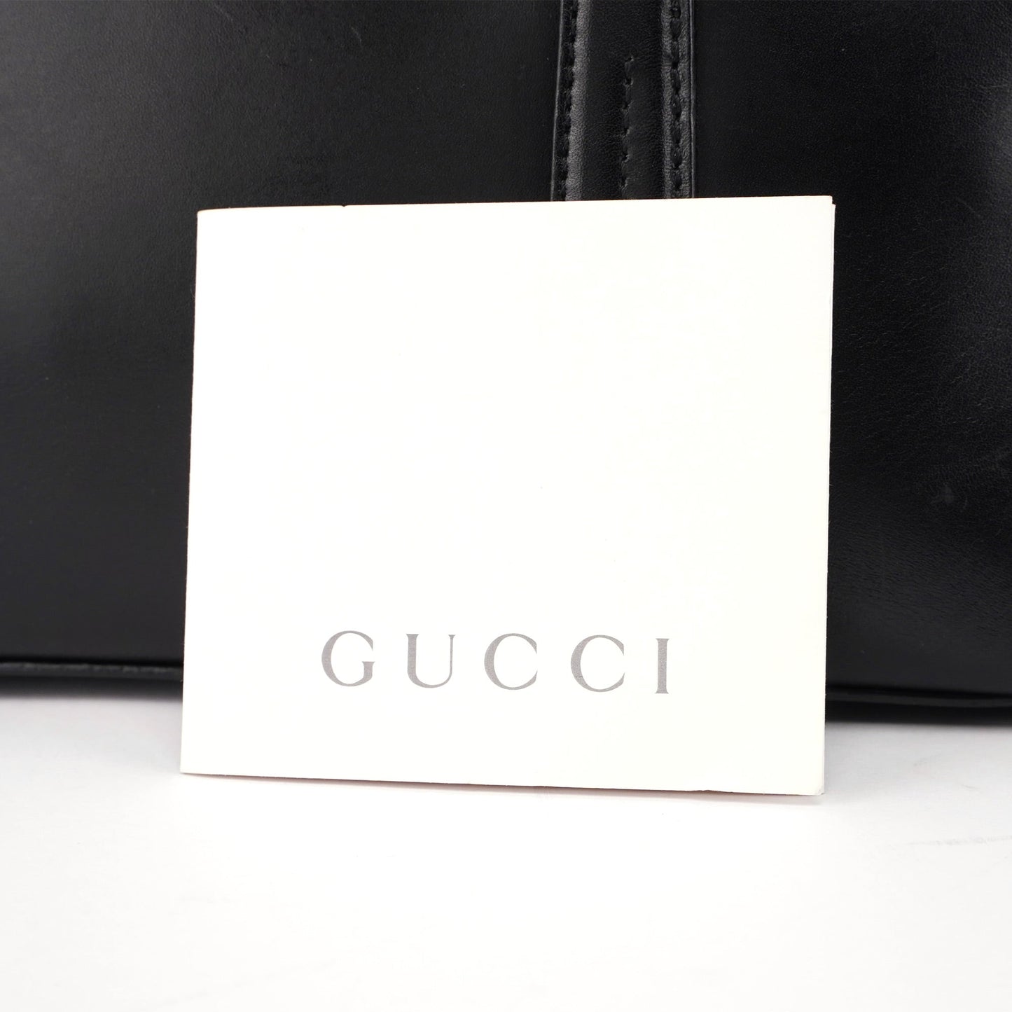 Black Calfskin Studs Tote