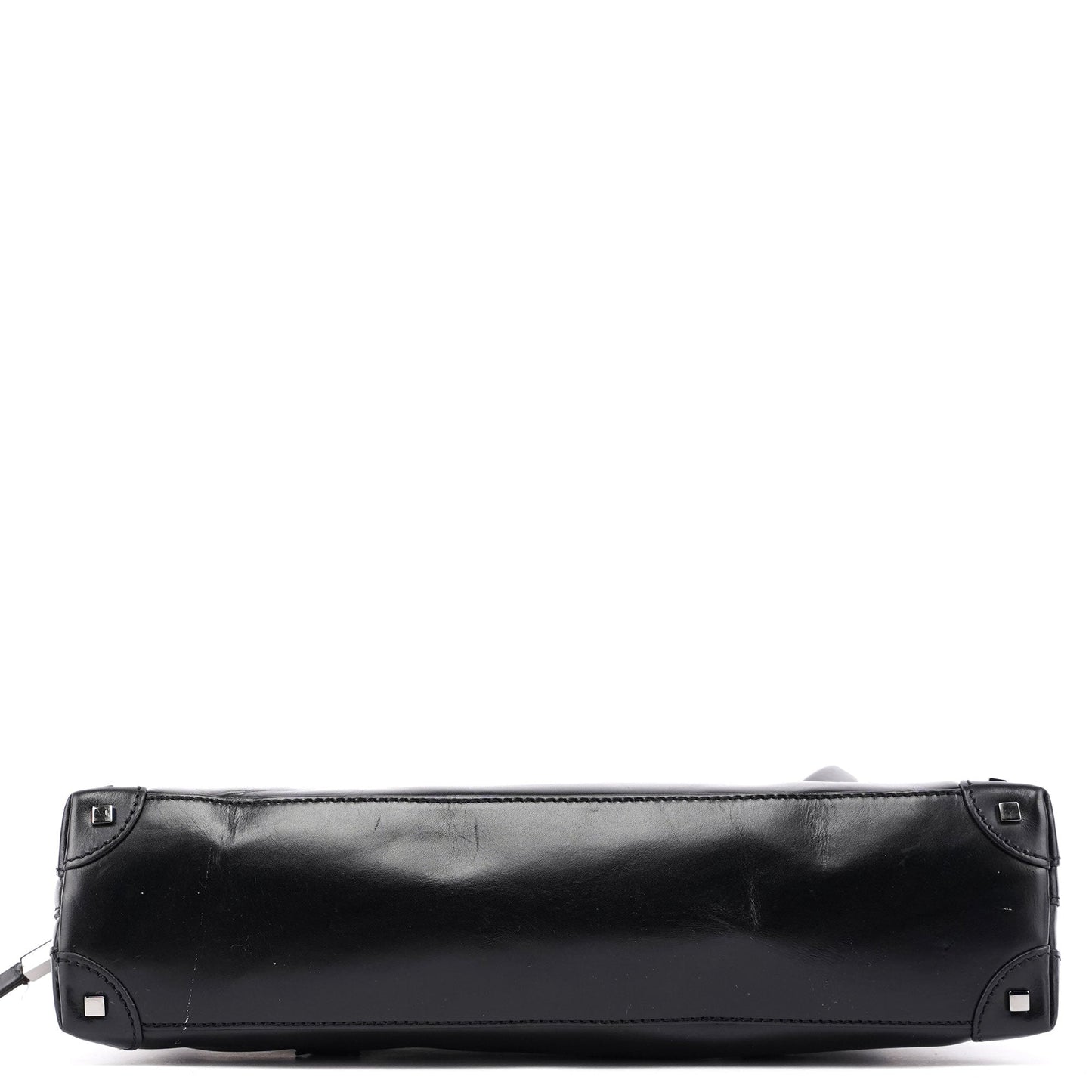 Black Calfskin Studs Tote