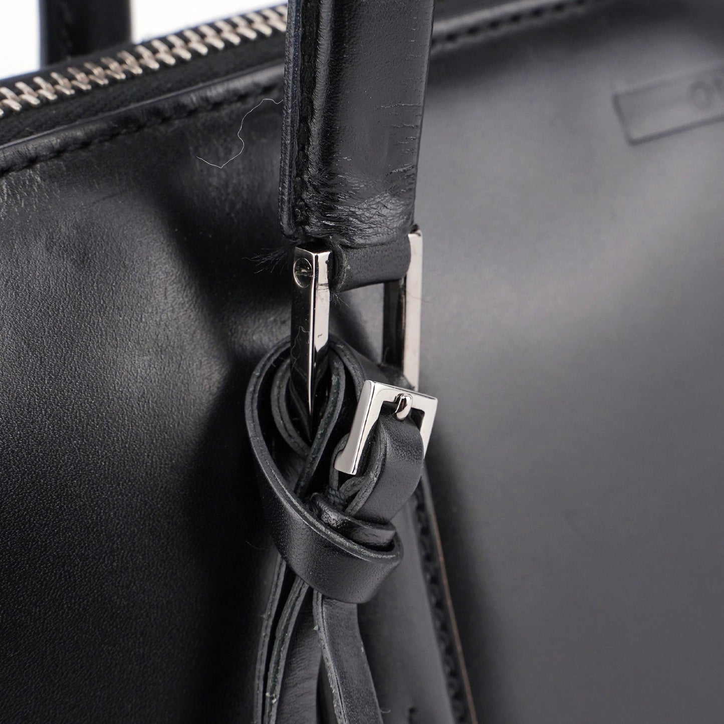 Black Calfskin Studs Tote