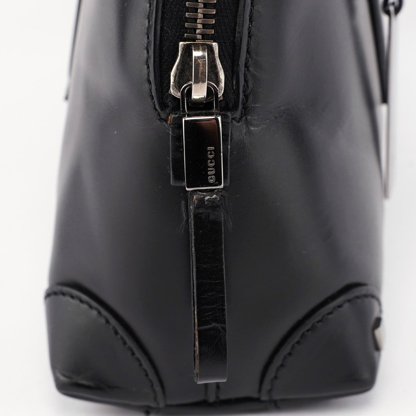Black Calfskin Studs Tote