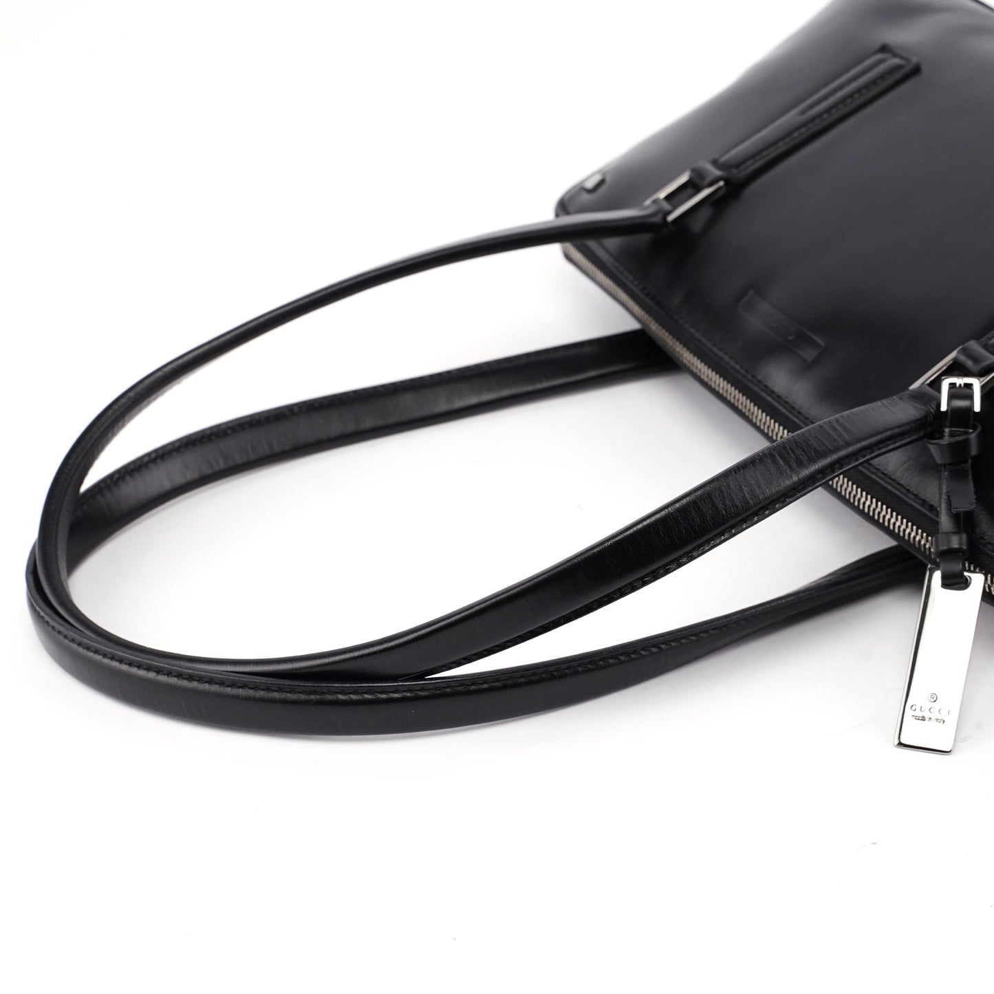 Black Calfskin Studs Tote