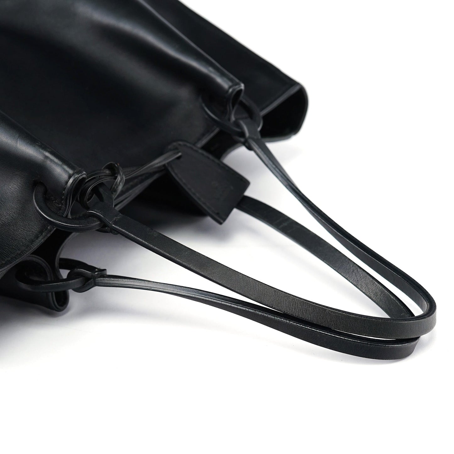 Black Calfskin Tote Bag