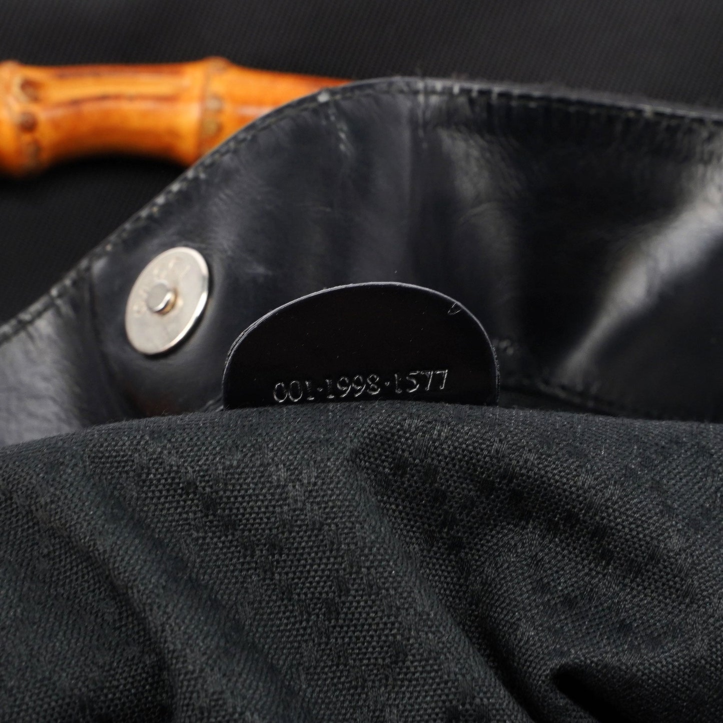 Black Canvas Bamboo 2Way Bag