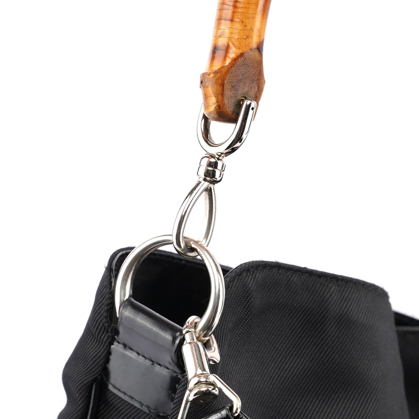 Black Canvas Bamboo 2Way Bag