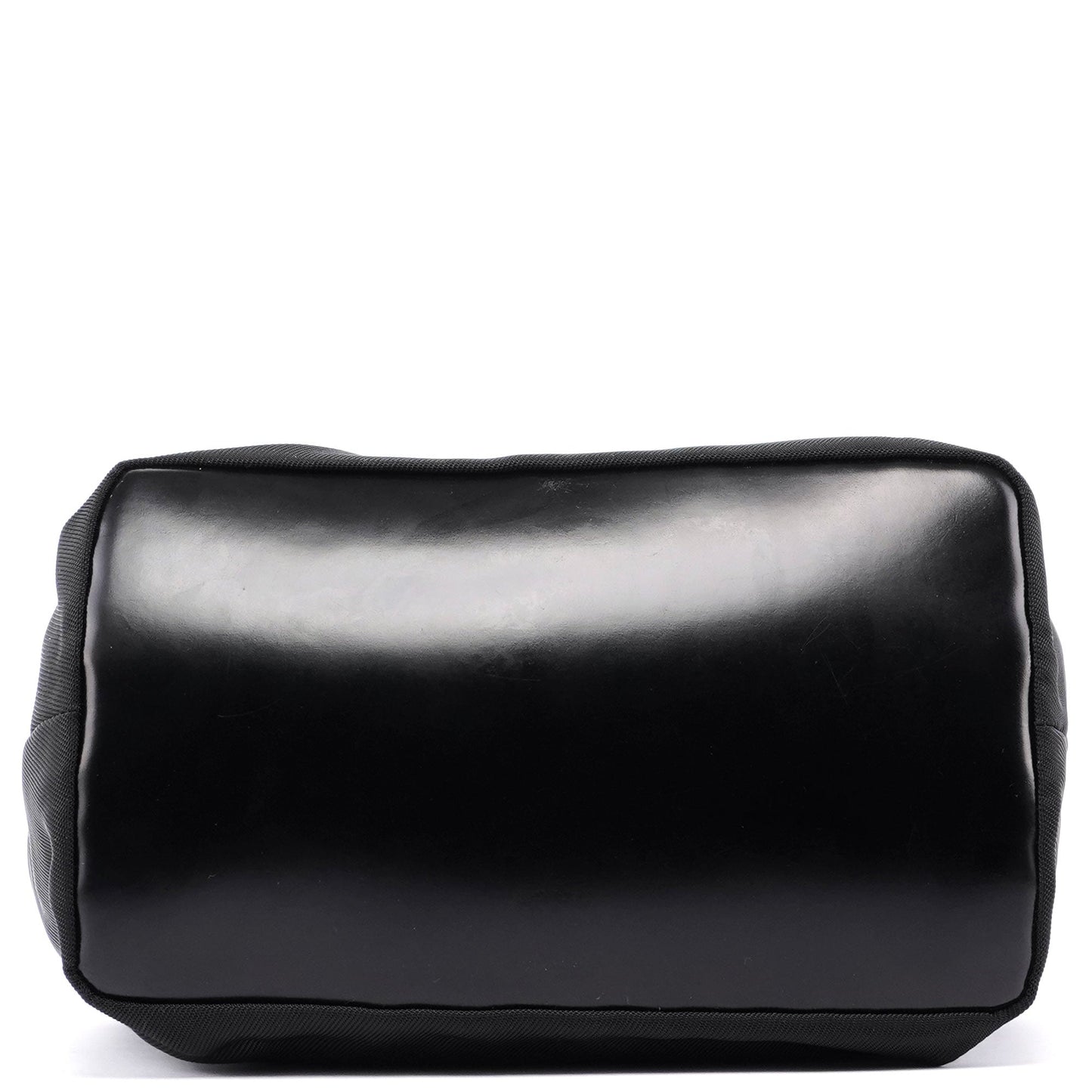 Black Canvas Bamboo Shoulder Bag
