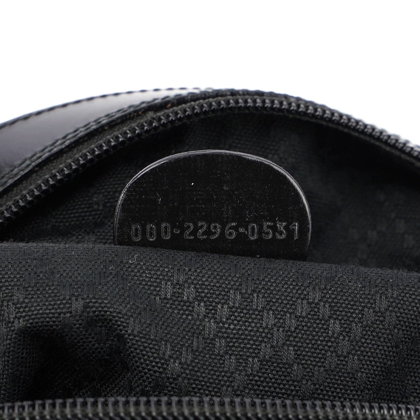 Black Canvas Bamboo Shoulder Bag