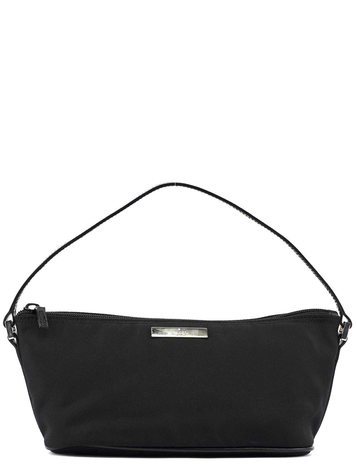 Black Canvas Boat Pochette