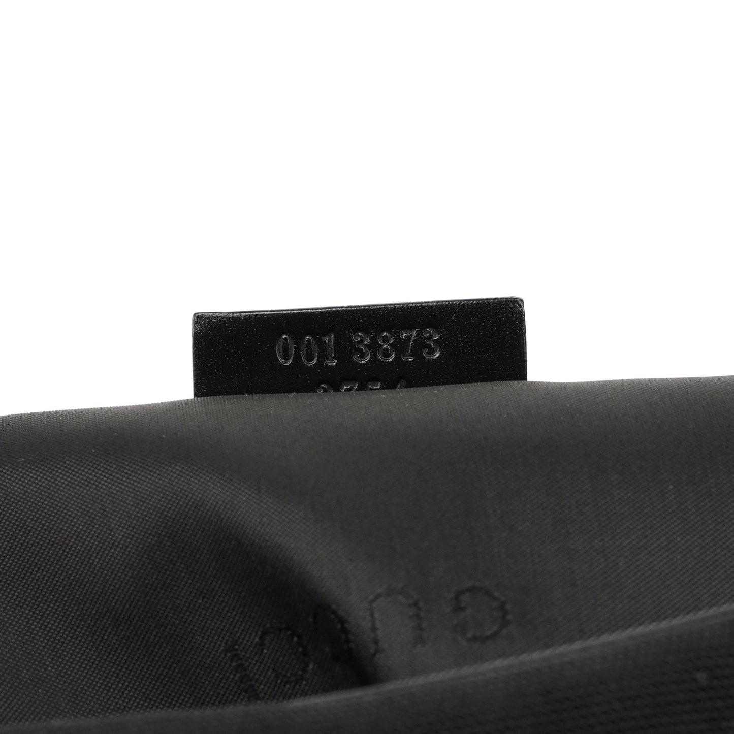 Black Canvas Chain Bag