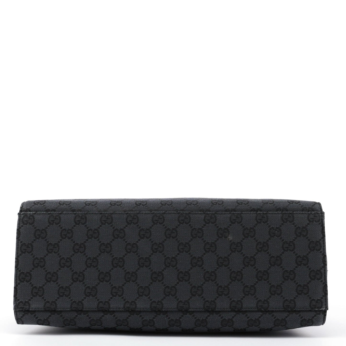 Black Canvas GG Bamboo Tote