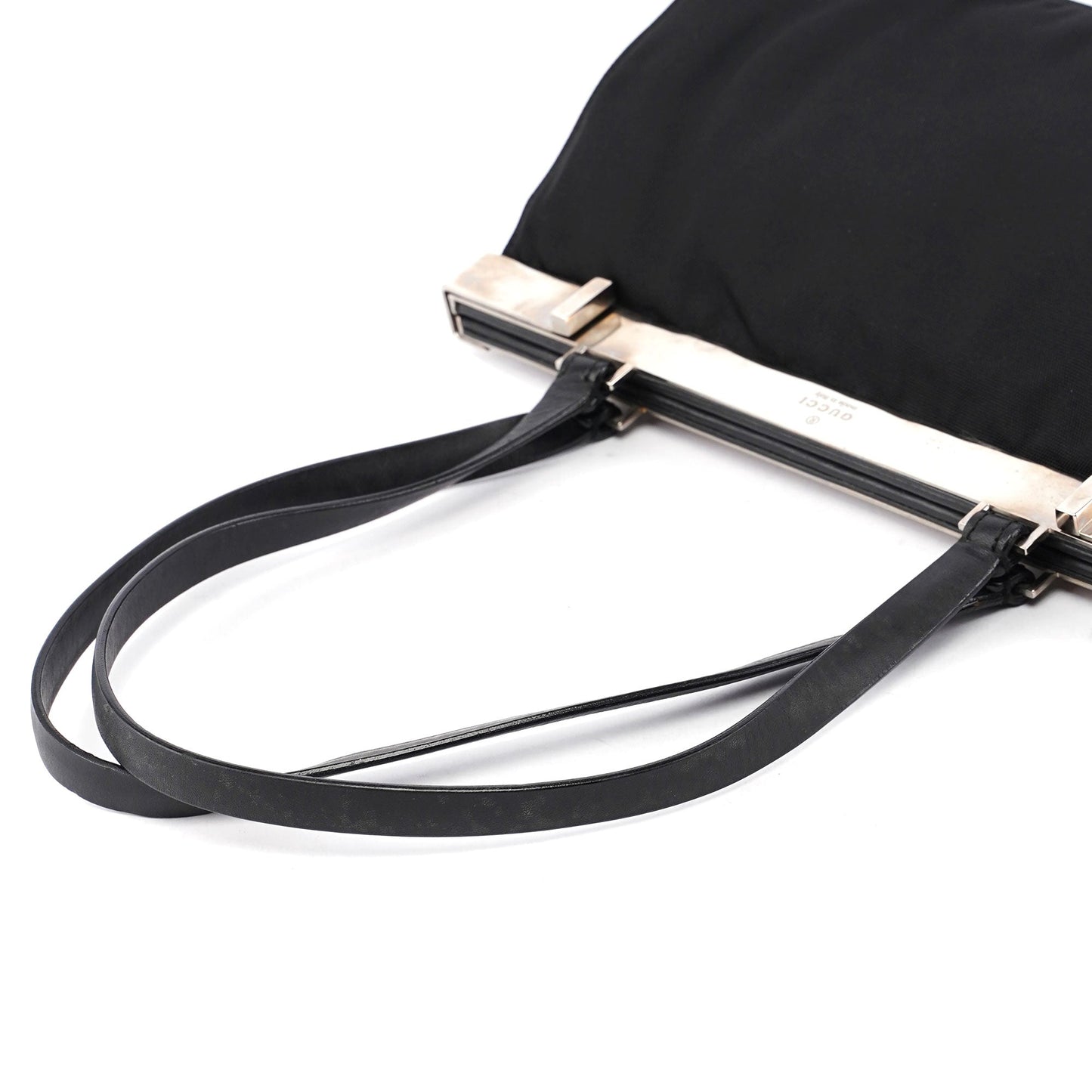 Black Canvas Gold Tote