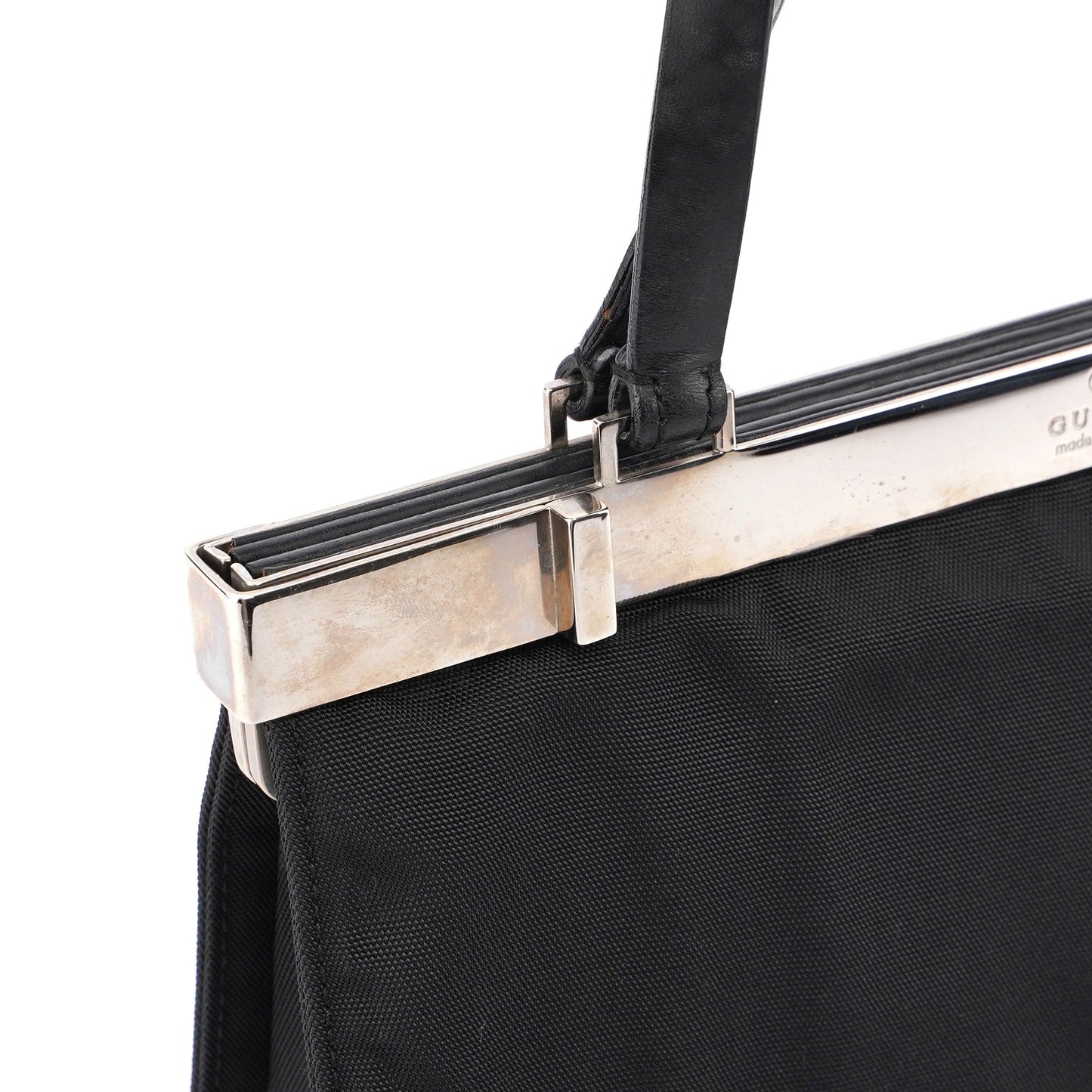 Black Canvas Gold Tote