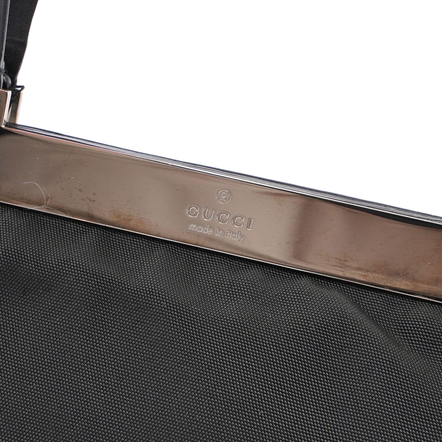 Black Canvas Gold Tote