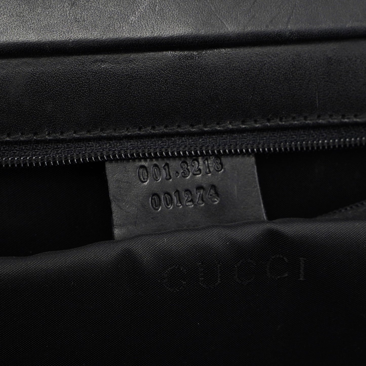 Black Canvas Gold Tote