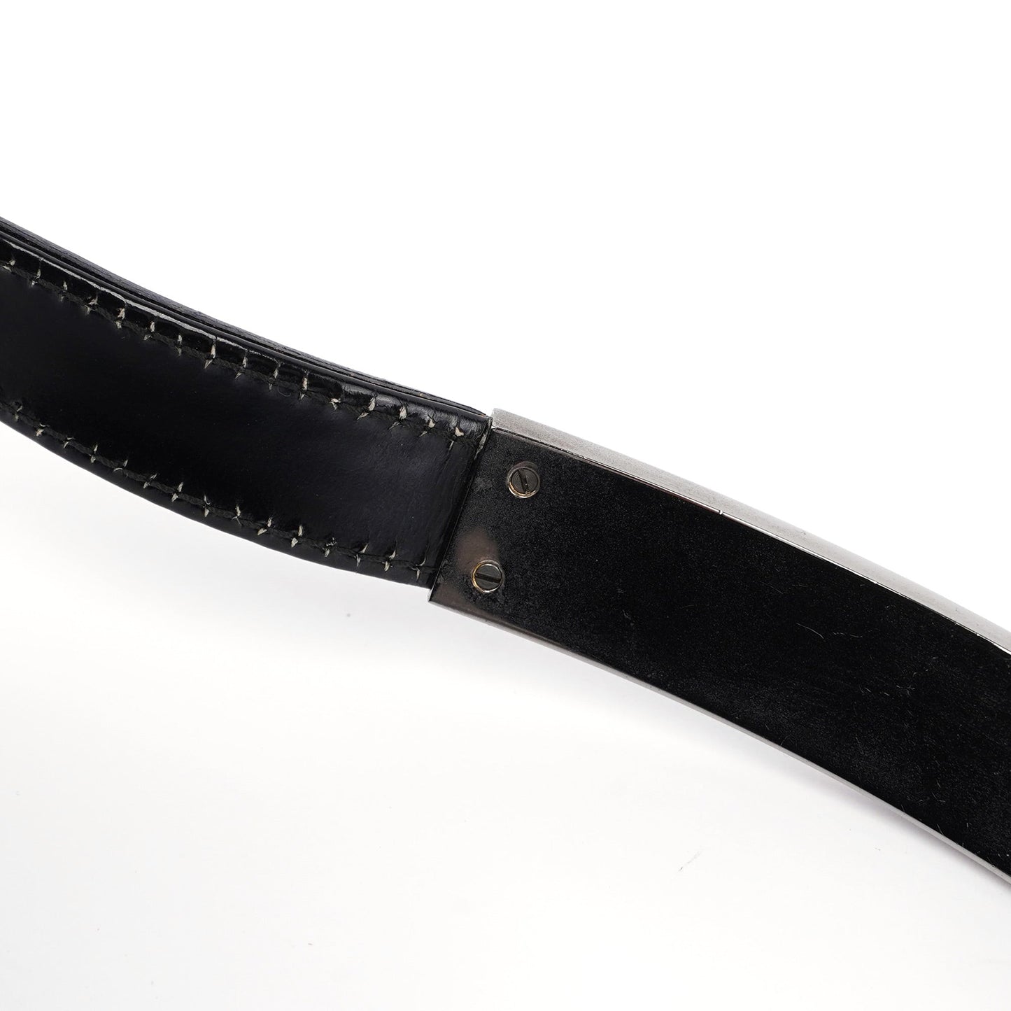 Black Canvas Hobo Shoulder Bag