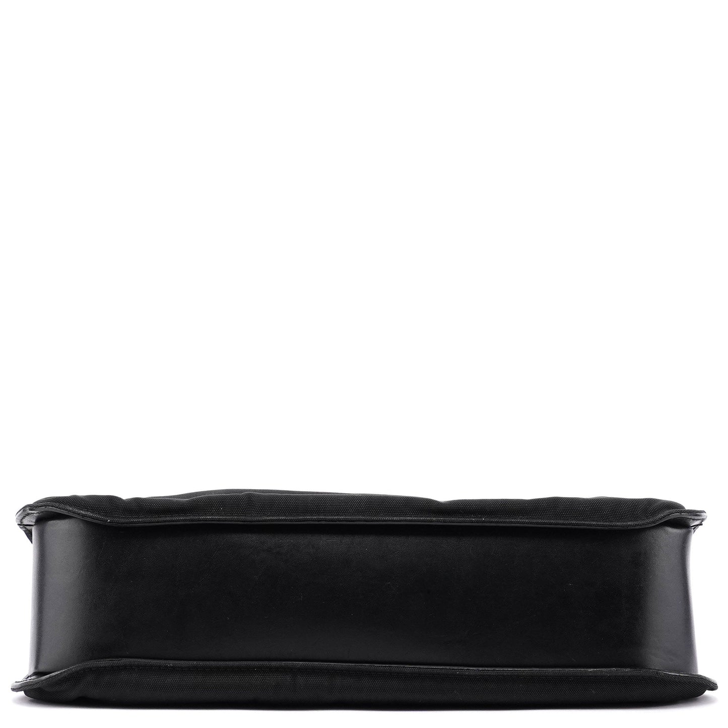 Black Canvas Hobo Shoulder Bag