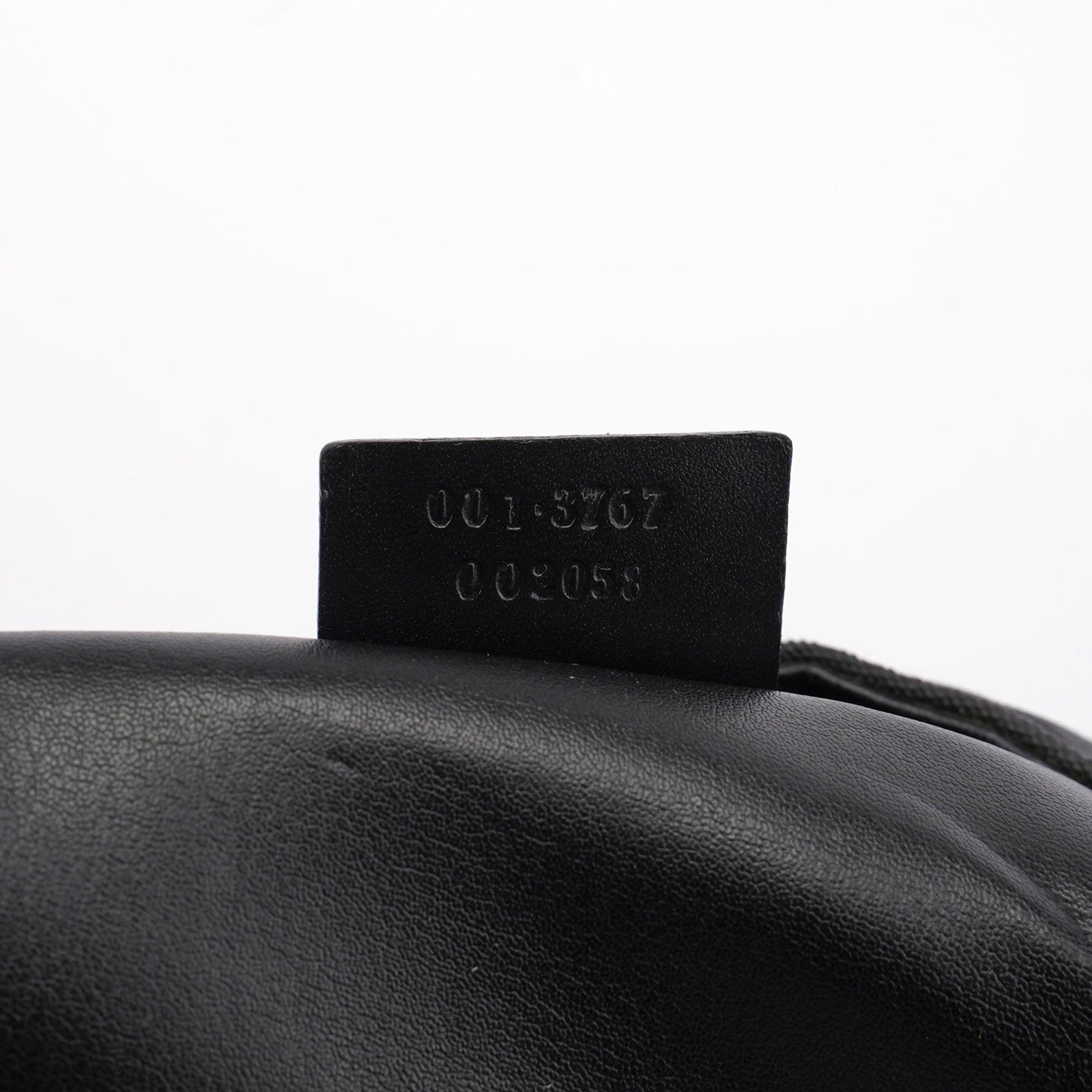 Black Canvas Hobo Shoulder Bag