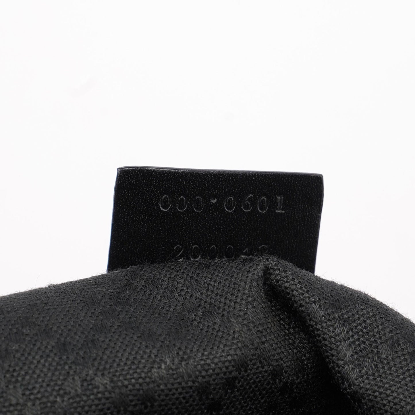 Black Canvas Hobo Shoulder Bag