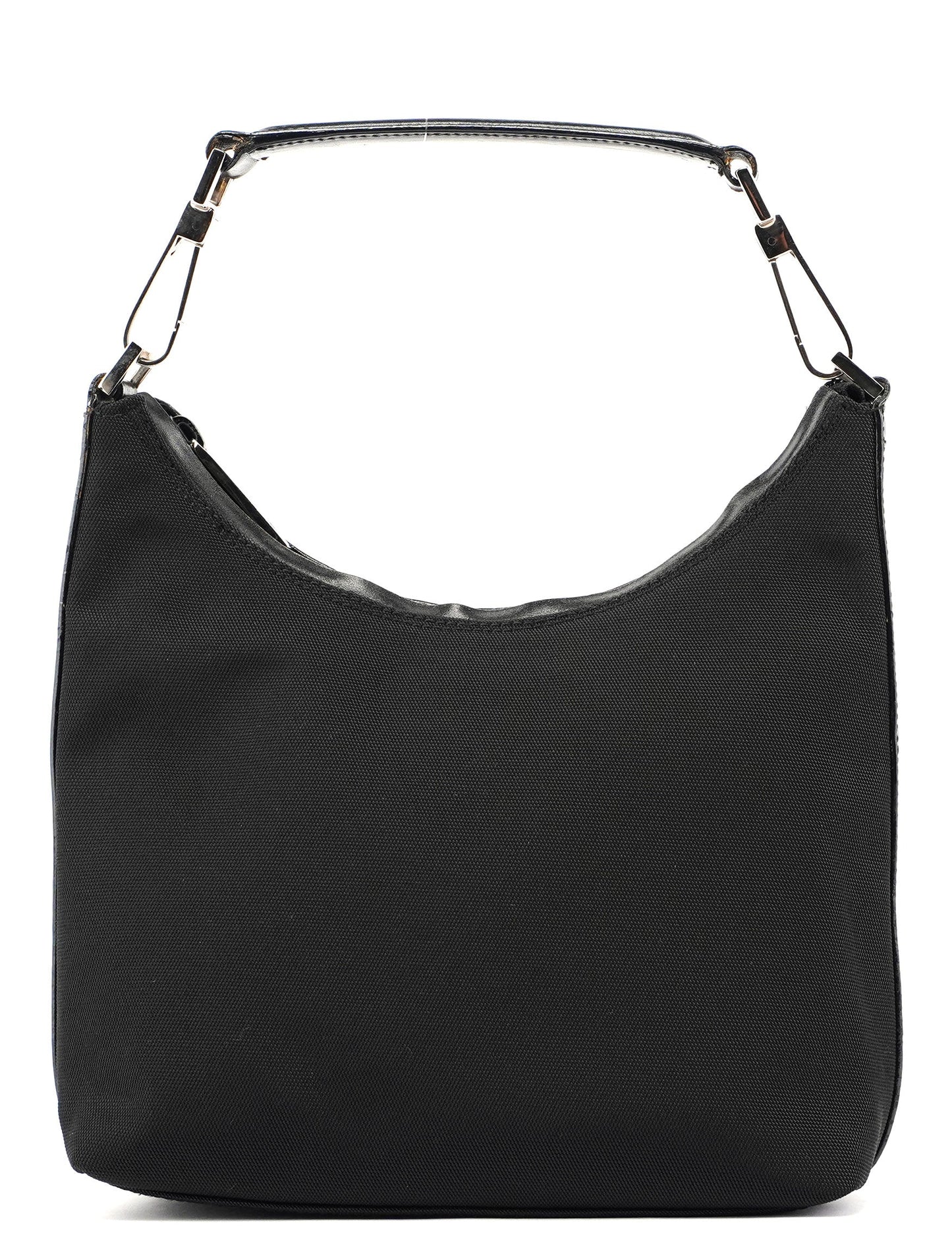 Black Canvas Shoulder Bag