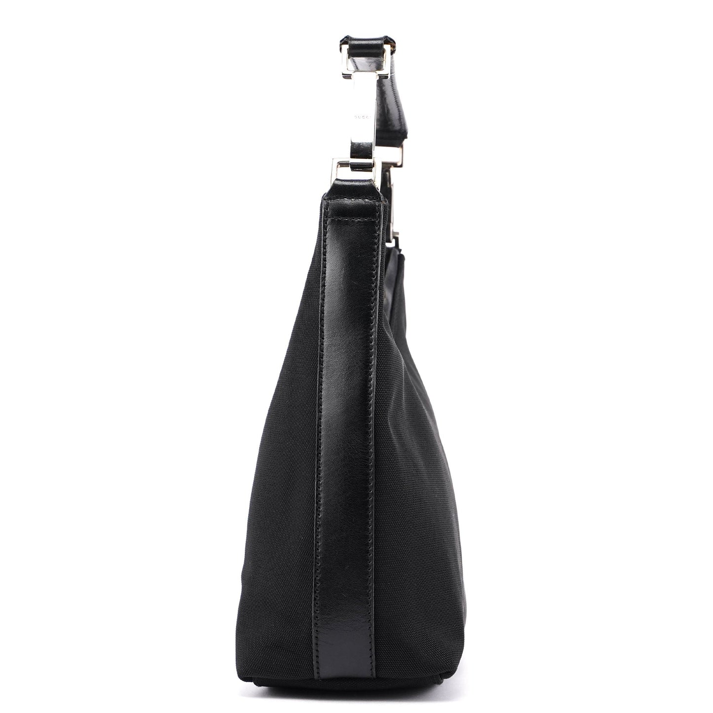 Black Canvas Shoulder Bag