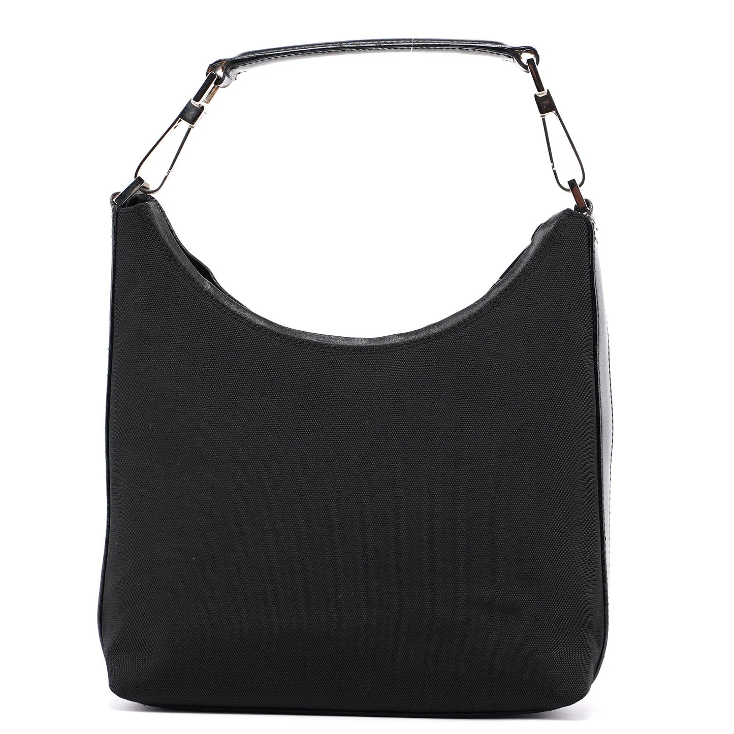 Black Canvas Shoulder Bag